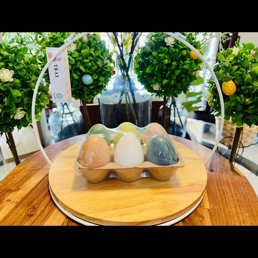 Target Colored Wooden Easter eggs